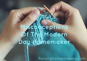 Misconceptions of the modern day homemaker